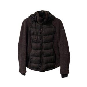 LiKE NEW HALIFAX  puffer zip-up with hood Jacket b